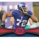 Osi Umenyiora 2012 Topps #219 New York Giants Football Card