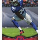David Wilson 2012 Topps Rookie #289 New York Giants Football Card