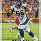 Von Miller 2016 Panini Playoff #60 Denver Broncos Football Card