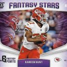 Kareem Hunt 2018 Score Fantasy Stars #1 Kansas City Chiefs Football Card