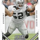 Khalil Mack 2015 Score #143 Oakland Raiders Football Card