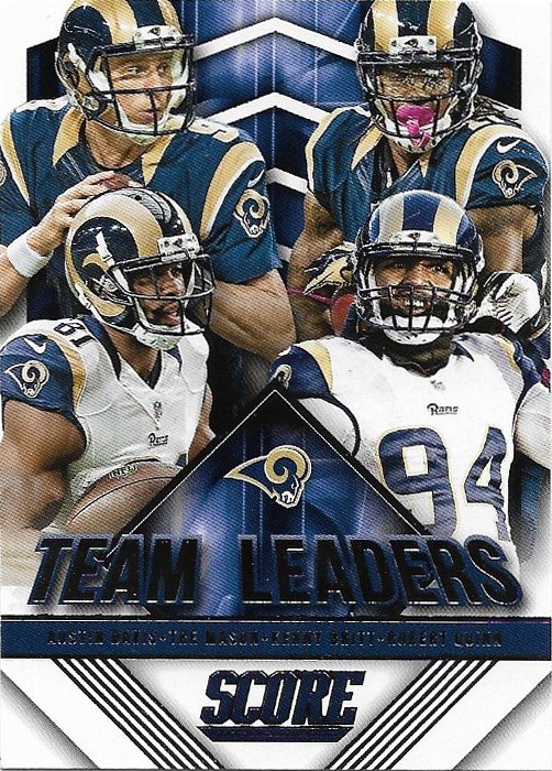St. Louis Rams 2015 Score Team Leader #32 Football Card