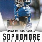 Andre Williams 2015 Score Sophomore Selections #11 New York Giants Football Card