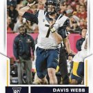Davis Webb 2017 Score Rookie #431 Cal Golden Bears Football Card