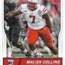 Maliek Collins 2016 Score Rookie #396 Nebraska Cornhuskers Football Card