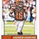 Andrew Hawkins 2016 Score #84 Cleveland Browns Football Card