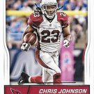 Chris Johnson 2016 Score #2 Arizona Cardinals Football Card