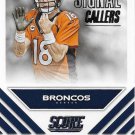 Peyton Manning 2016 Score Signal Callers #7 Denver Broncos Football Card