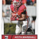 Keith Marshall 2016 Score Rookie #422 Georgia Bulldogs Football Card