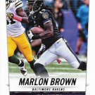 Marlon Brown 2014 Score #17 Baltimore Ravens Football Card