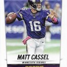Matt Cassel 2014 Score #121 Minnesota Vikings Football Card