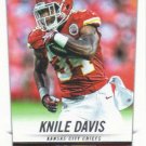 Knile Davis 2014 Score #111 Kansas City Chiefs Football Card