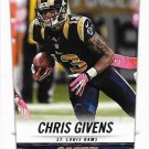 Chris Givens 2014 Score #204 St. Louis Rams Football Card