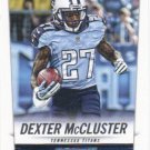 Dexter McCluster 2014 Score #217 Tennessee Titans Football Card