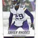 Xavier Rhodes 2014 Score #125 Minnesota Vikings Football Card