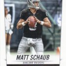 Matt Schaub 2014 Score #162 Oakland Raiders Football Card
