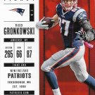 Rob Gronkowski 2017 Panini Contenders #96 New England Patriots Football Card Rob Gronkowski 2017 Panini Contenders #96 New England Patriots Football Card