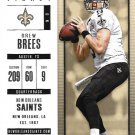 Drew Brees 2017 Panini Contenders #7 New Orleans Saints Football Card