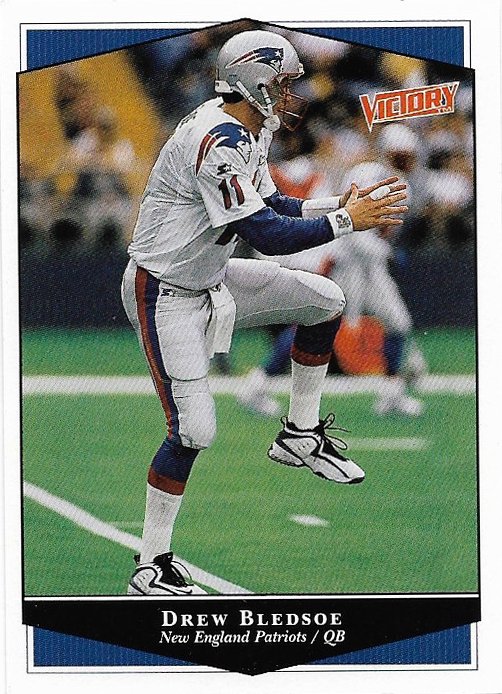 Drew Bledsoe 1999 Upper Deck Victory #153 New England Patriots Football ...