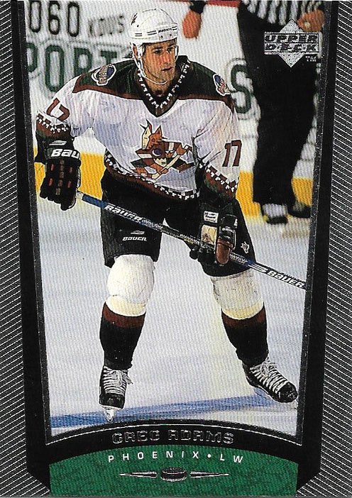 Greg Adams 1998-99 Upper Deck #344 Phonix Coyotes Hockey Card