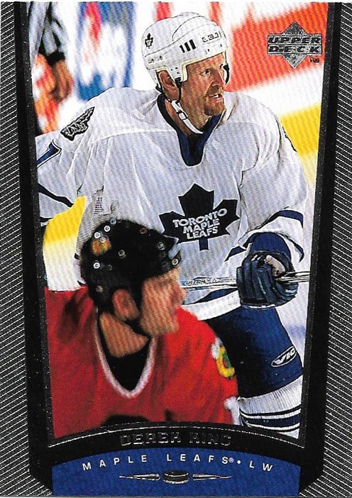 Derek King 1998-99 Upper Deck #373 Toronto Maple Leafs Hockey Card