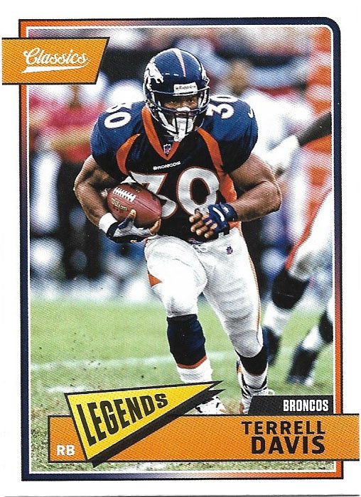 Terrell Davis 2018 Panini Classics #124 Denver Broncos Football Card