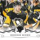 Dominik Simon 2018-19 Upper Deck #391 Pittsburgh Penguins Hockey Card