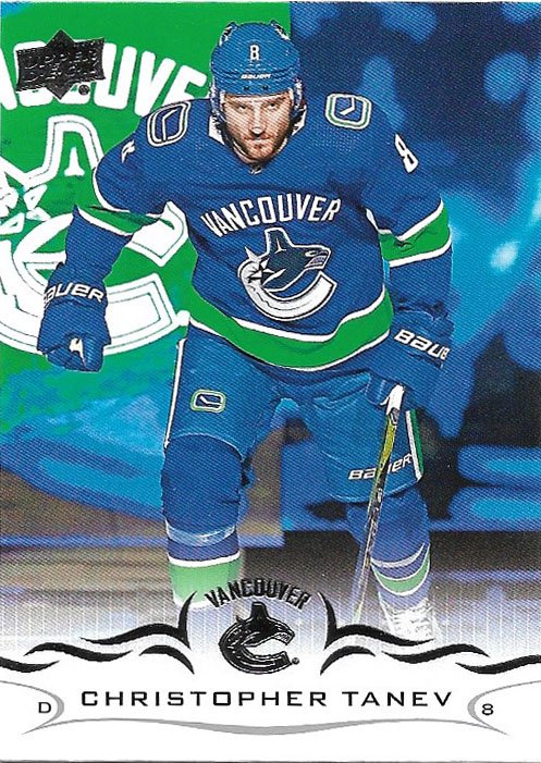 Christopher Tanev 2018-19 Upper Deck #428 Vancouver Canucks Hockey Card