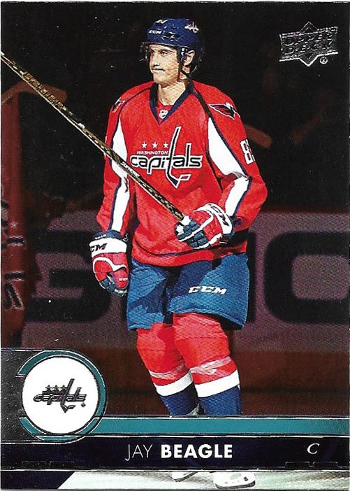 Jay Beagle 2017-18 Upper Deck #187 Washington Capitals Hockey Card