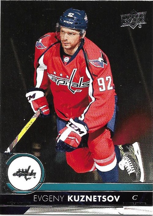 Evgeny Kuznetsov 2017-18 Upper Deck #190 Washington Capitals Hockey Card
