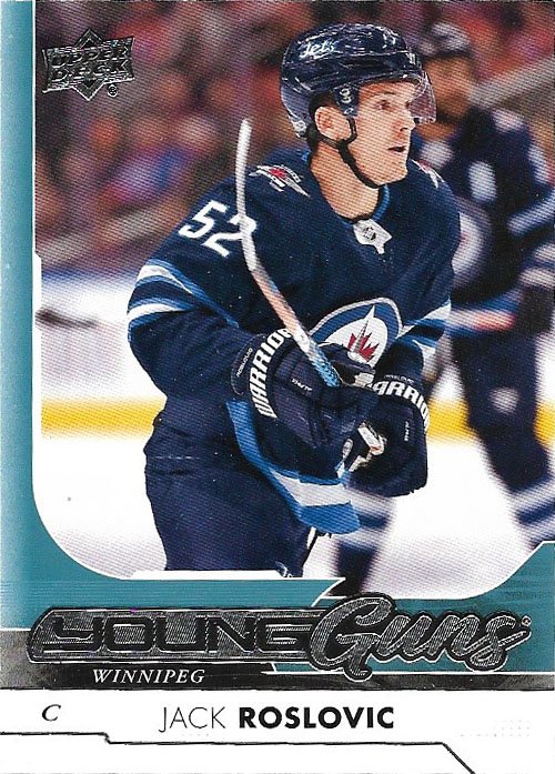 Jack Roslovic 2017-18 Upper Deck Young Guns Rookie #240 Winnipeg Jets Hockey Card