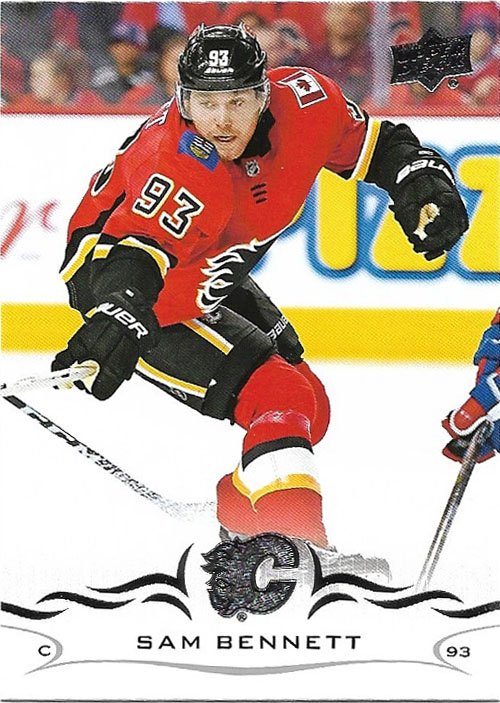 Sam Bennett 2018-19 Upper Deck #28 Calgary Flames Hockey Card