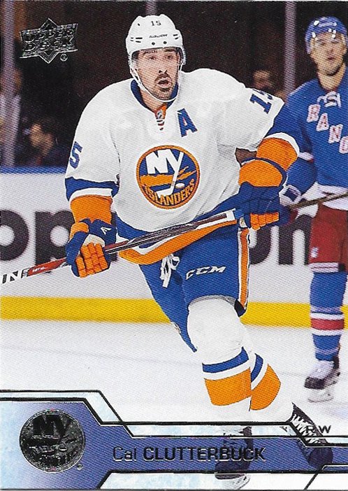 Cal Clutterbuck 2016-17 Upper Deck #373 New York Islanders Hockey Card