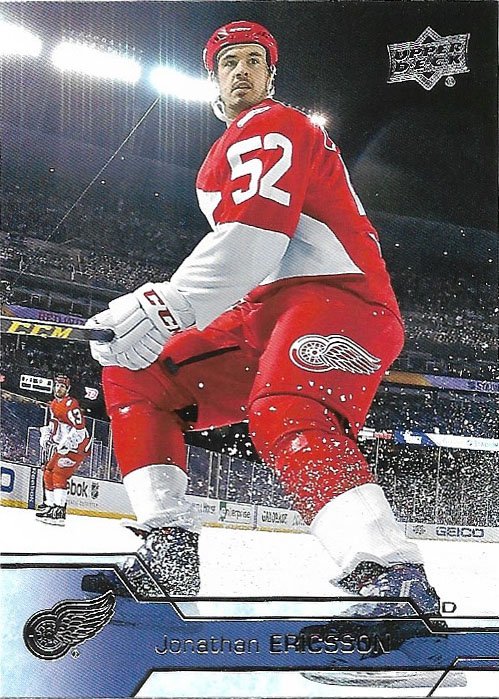 Jonathan Ericsson 2016-17 Upper Deck #69 Detroit Red Wings Hockey Card