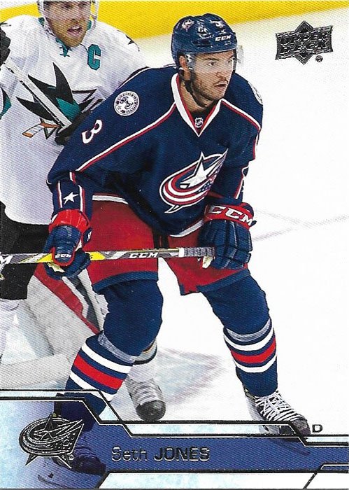 Seth Jones 2016-17 Upper Deck #303 Columbus Blue Jackets Hockey Card