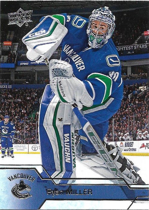 Ryan Miller 2016-17 Upper Deck #183 Vancouver Canucks Hockey Card