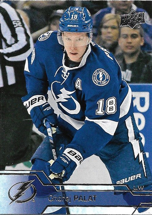 Ondrej Palat 2016-17 Upper Deck #165 Tampa Bay Lightning Hockey Card