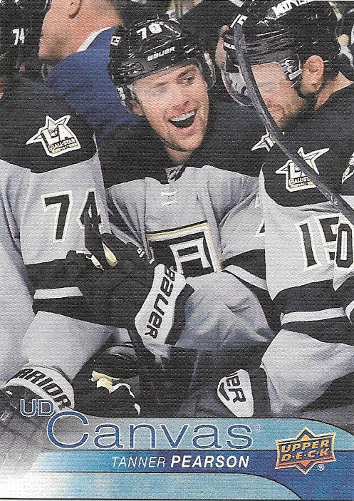 Tanner Pearson 2016-17 Upper Deck Canvas #C156 Los Angeles Kings Hockey Card