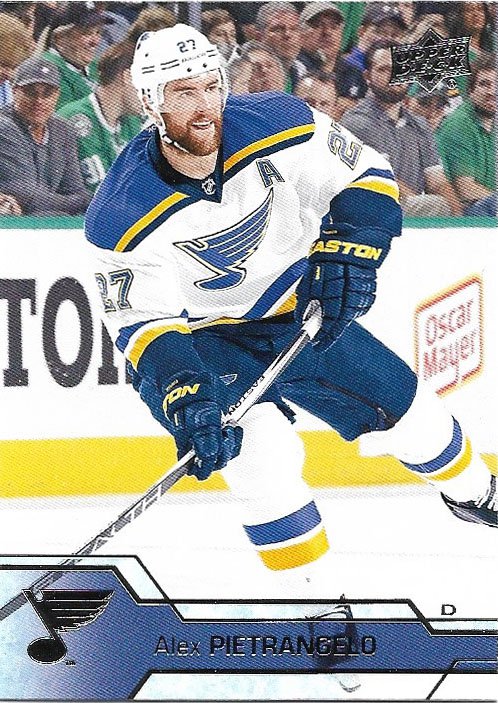 Alex Pietrangelo 2016-17 Upper Deck #155 St. Louis Blues Hockey Card