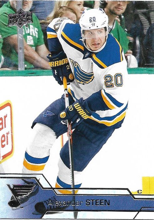Alex Steen 2016-17 Upper Deck #156 St. Louis Blues Hockey Card