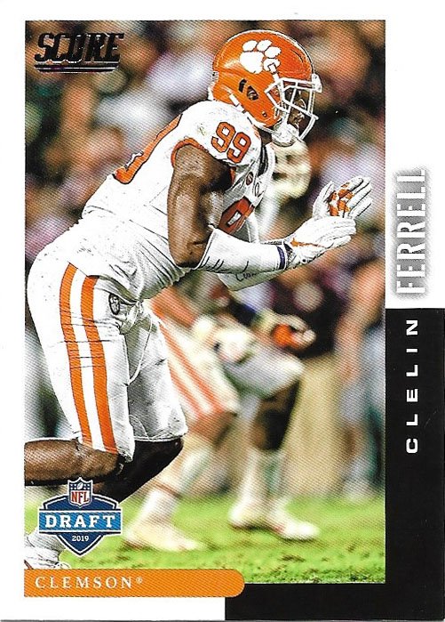 Clelin Ferrell 2019 Score Draft Rookie #DFT-23 Clemson Tigers Football Card