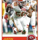 Justin Houston 2019 Score #11 Kansas City Chiefs Football Card