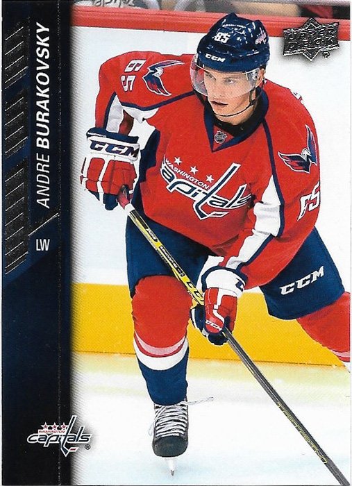 Andre Burakovsky 2015-16 Upper Deck #441 Washington Capitals Hockey Card