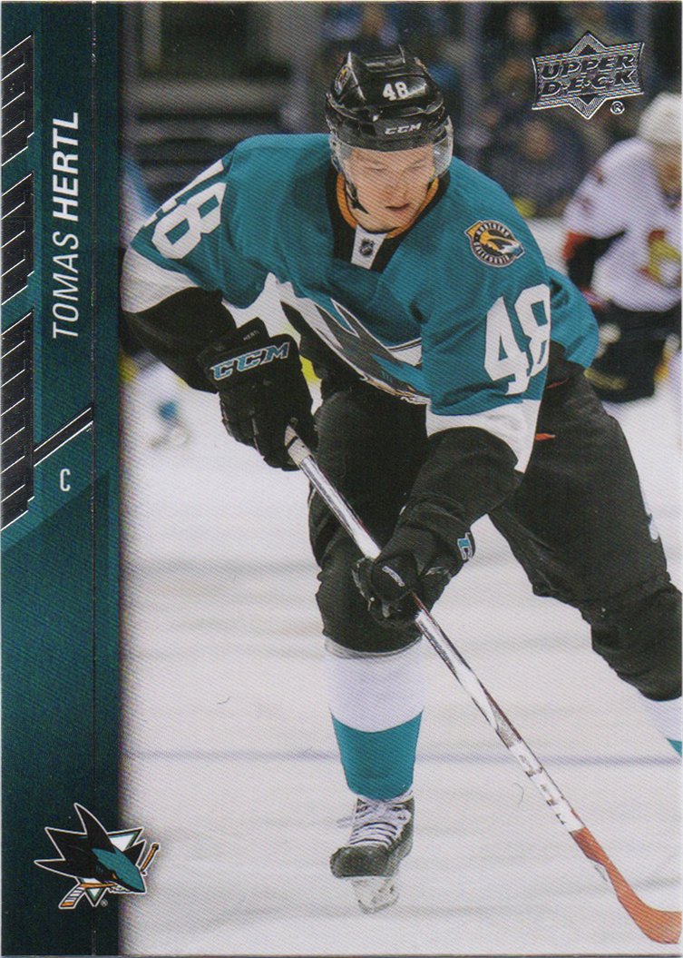 Tomas Hertl 2015-16 Upper Deck #156 San Jose Sharks Hockey Card