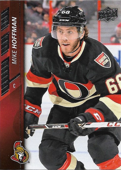 Mike Hoffman 2015-16 Upper Deck #389 Ottawa Senators Hockey Card