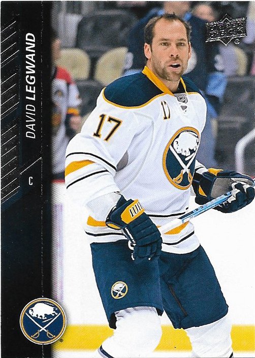 David Legwand 2015-16 Upper Deck #271 Buffalo Sabres Hockey Card