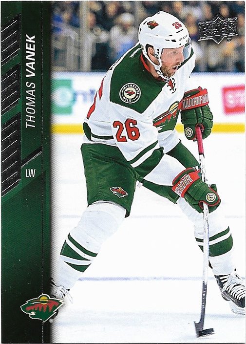 Thomas Vanek 2015-16 Upper Deck #347 Minnesota Wild Hockey Card