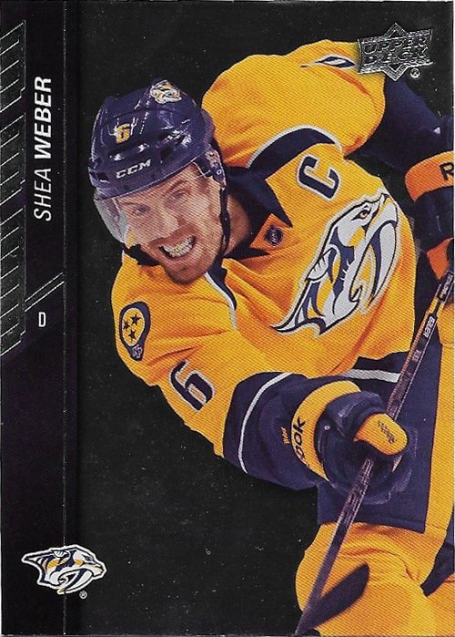 Shea Weber 2015-16 Upper Deck Silver Foil Board #110 Nashville Predators Hockey Card