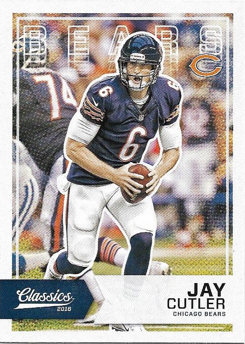 Jay Cutler 2016 Panini Classics #24 Chicago Bears Football Card