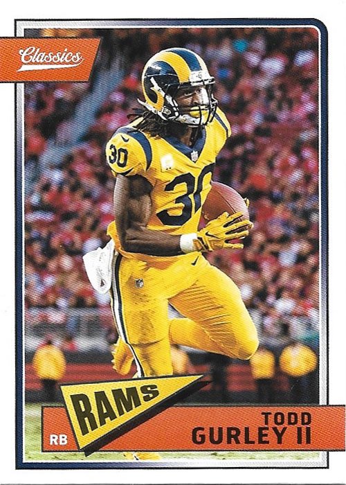 Todd Gurley II 2018 Panini Classics #90 Los Angeles Rams Football Card